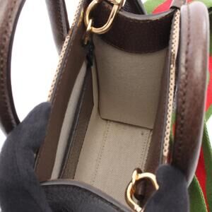 Gucci Tote Canvas Beige Brown Jumbo GG Bag Leather